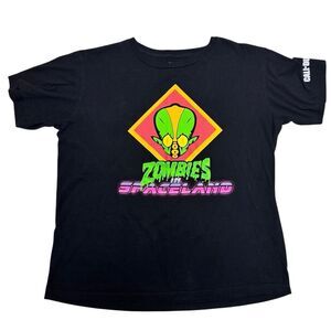COD Call of Duty Zombies in Spaceland Short Sleeve Shirt - Black Sz L